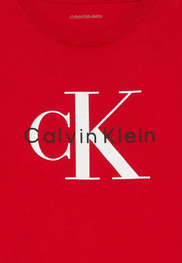 Футболка с монограммой Calvin Klein Jeans, красный — фото 4