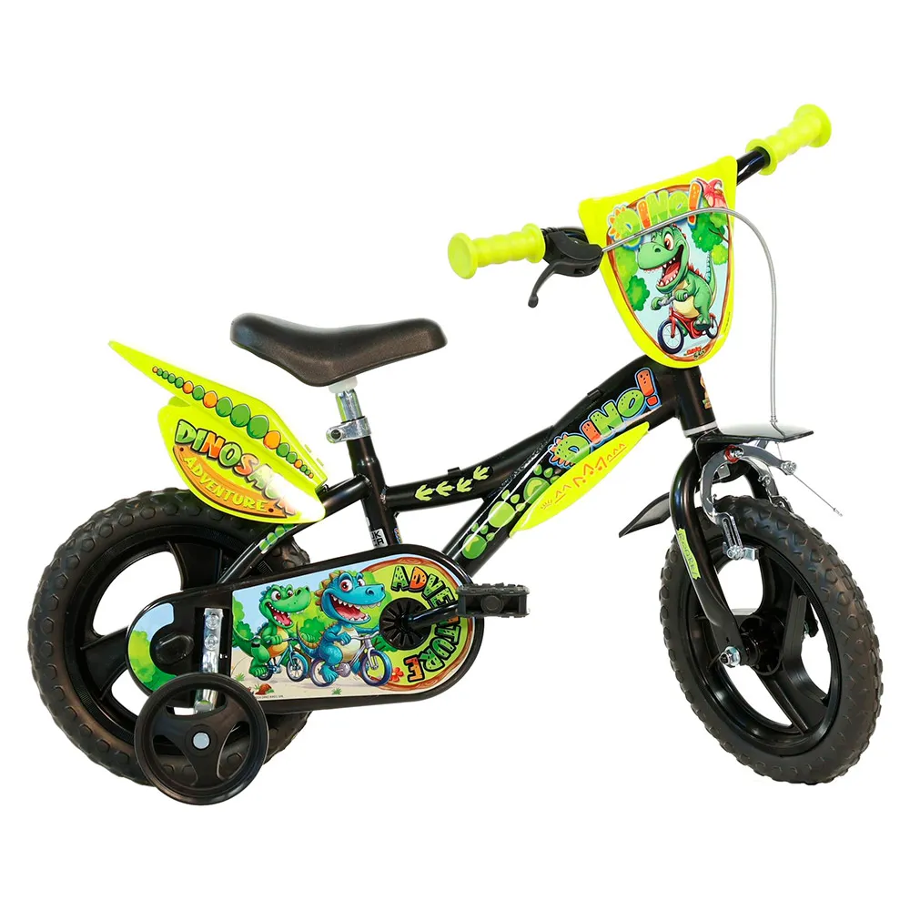 

Детский велосипед Dinos Dino Adventure 12В'', черный