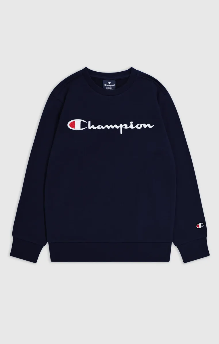 

Толстовка Champion "Icons Crewneck Sweatshirt", цвет морской волны