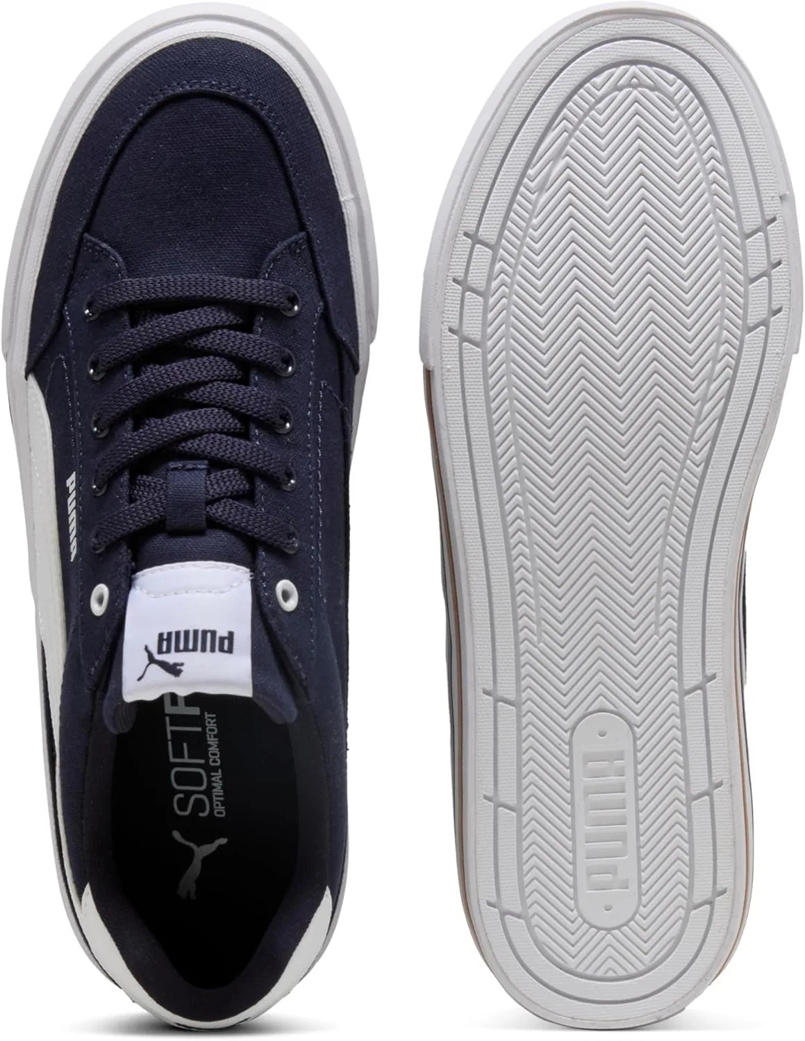 Мужские кроссовки PUMA Court Classic Vulc, New Navy Puma White — фото 3
