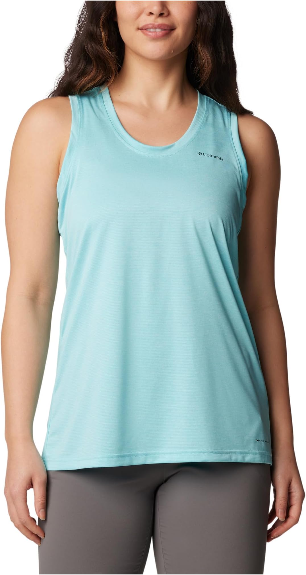 

Топ Columbia Hike Tank, цвет Aquamarine Heather