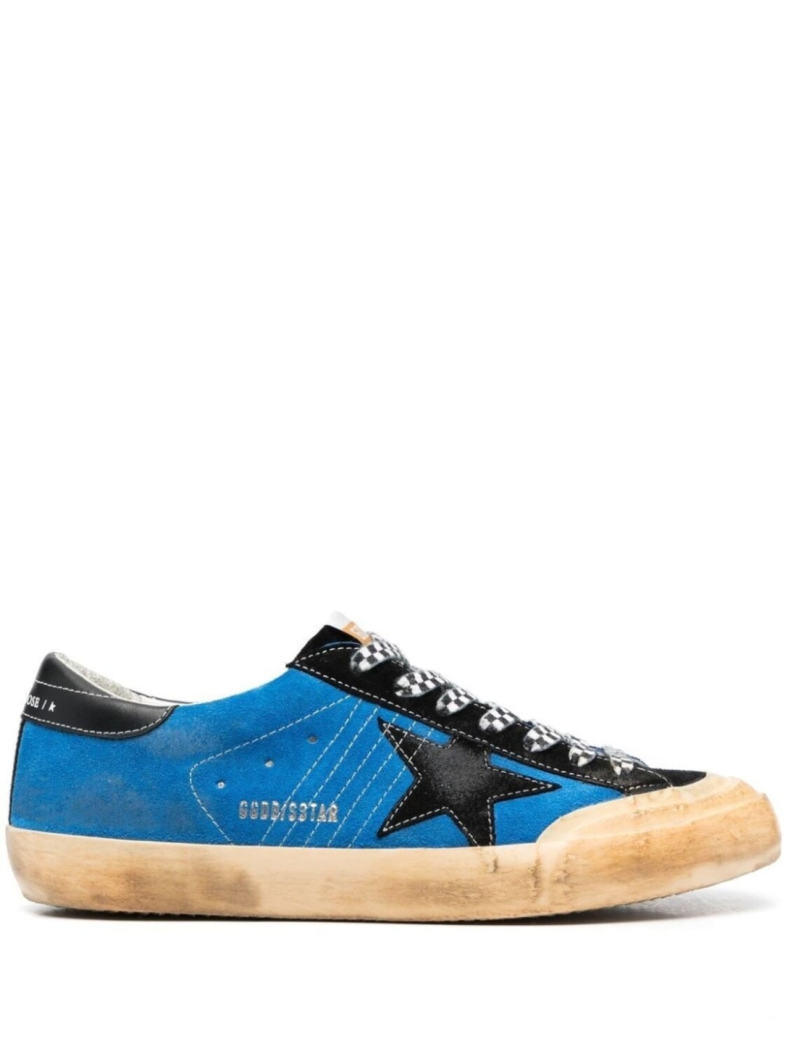 

Golden Goose кеды с нашивками, синий
