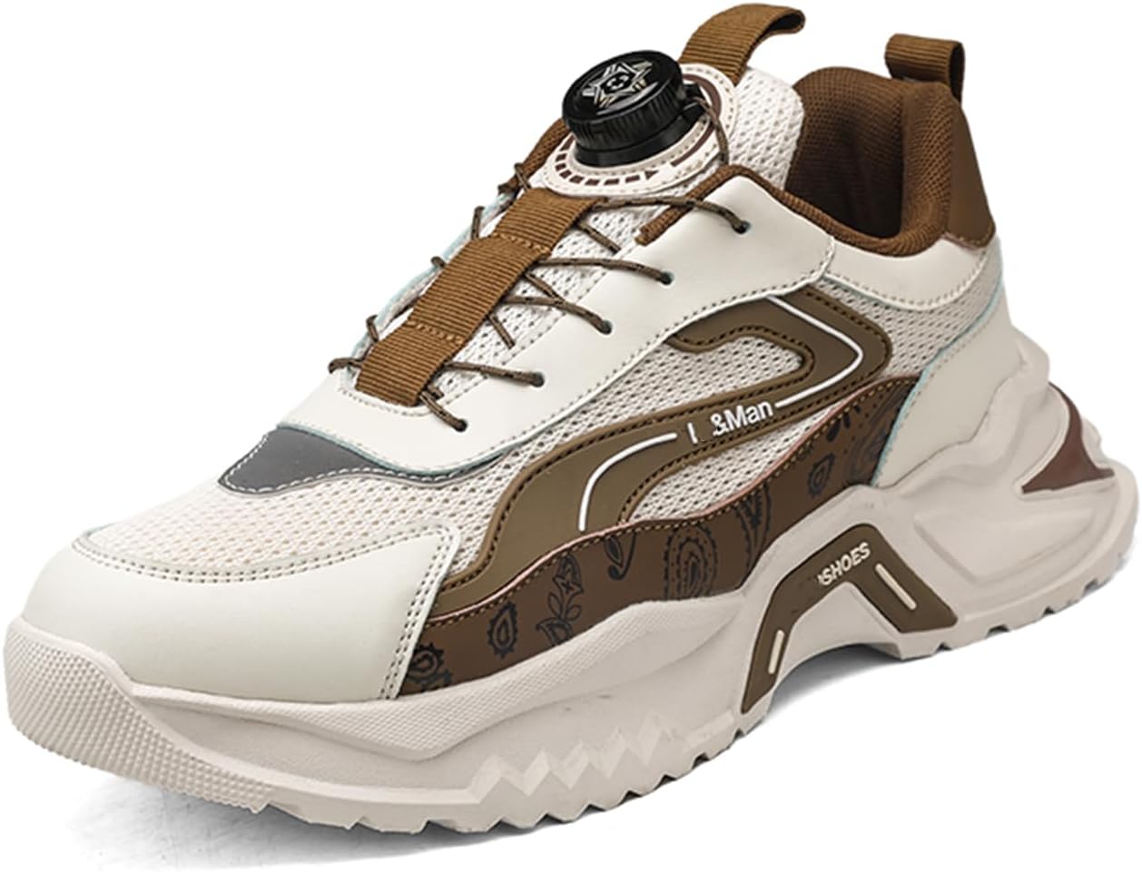 

Мужские кроссовки для бега и тенниса, спортивные для тренажерного зала и кросс-тренинга, удобные, дышащие, для ходьбы Spwagym, бежевый