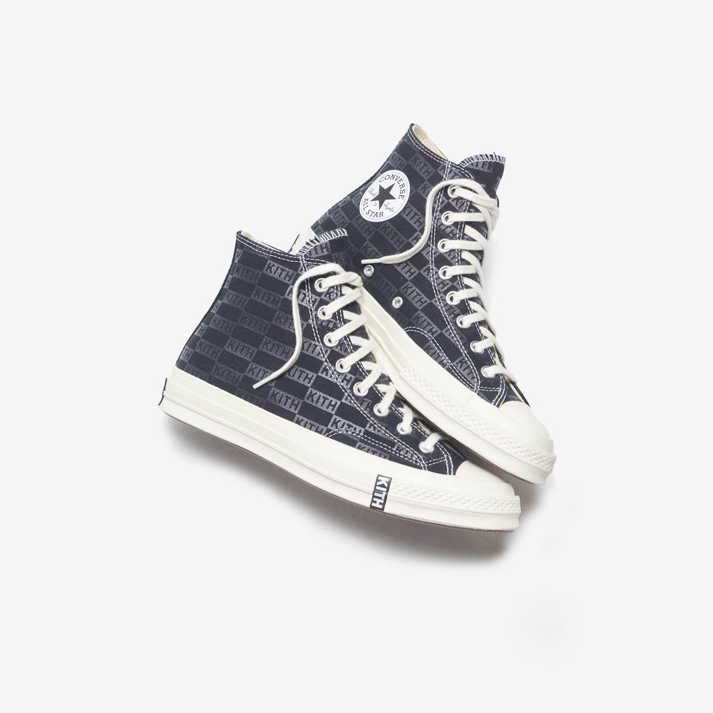 Кроссовки Kith x Converse Chuck Taylor All Star 1970, цвет Black AOP — фото 3