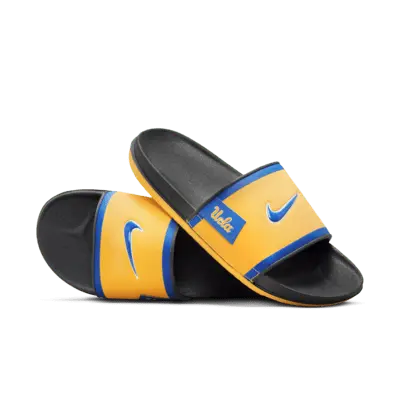 

Шлепанцы Nike College Offcourt (UCLA) Slides, цвет Gold/Dark Smoke Grey/Signal Blue