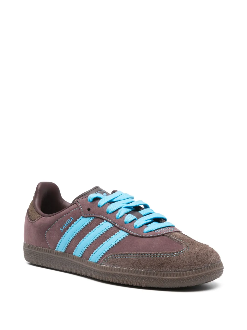 Кроссовки Samba OG Adidas, коричневый — фото 2