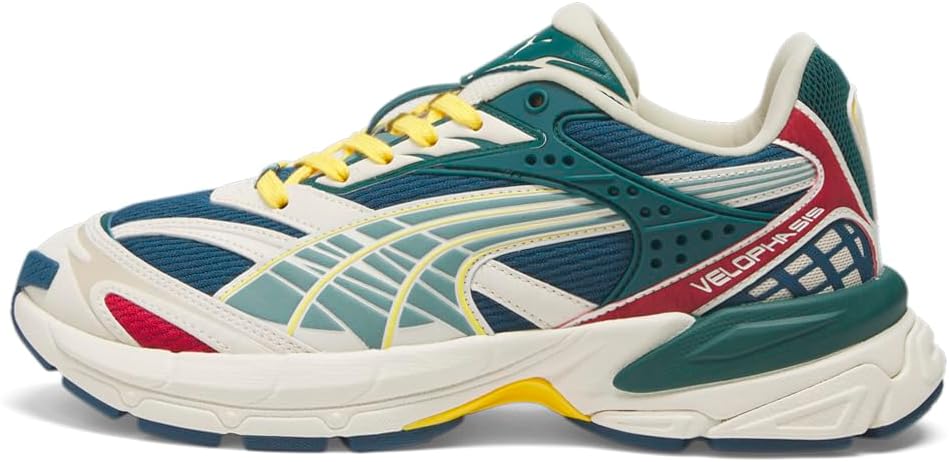 Мужские кроссовки PUMA Velophasis с поэтапной шнуровкой - серые — фото 3
