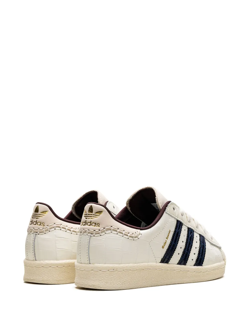 Кроссовки Superstar White Croc из коллаборации с Wales Bonner adidas, белый — фото 3