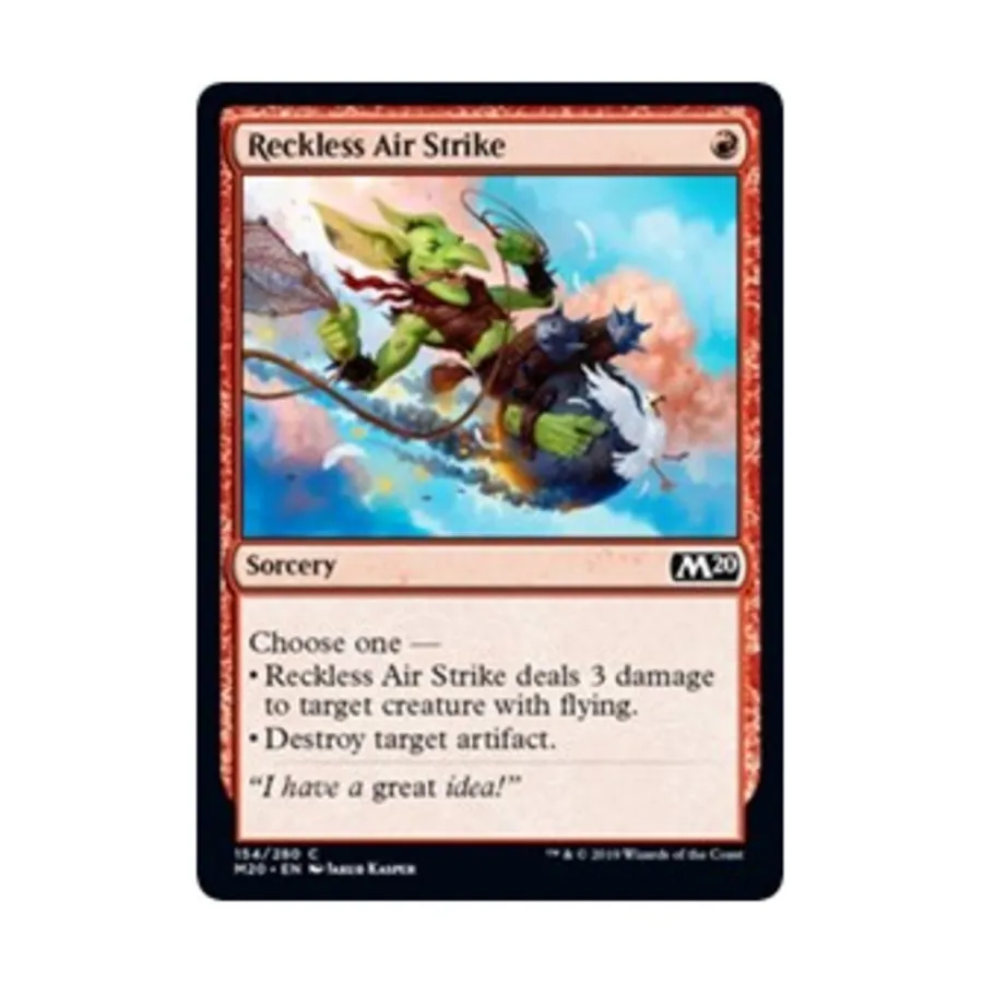 

CCG Безрассудный воздушный удар (клавиша C), MTG - Core Set 2020