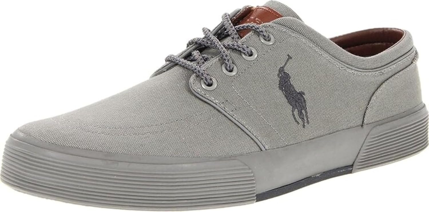 

Кроссовки POLO RALPH LAUREN Faxon Low-Top Canvas Sneaker, серый