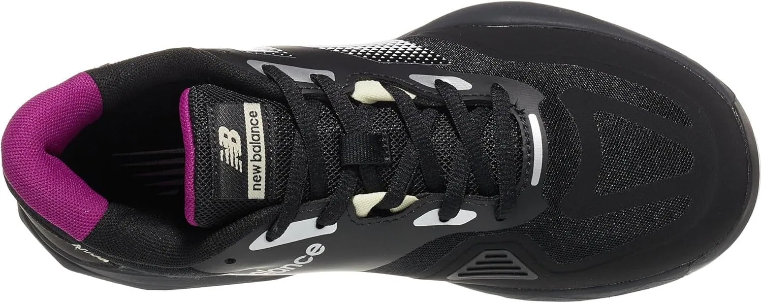 Кроссовки теннисные New Balance Black/Silver — фото 4