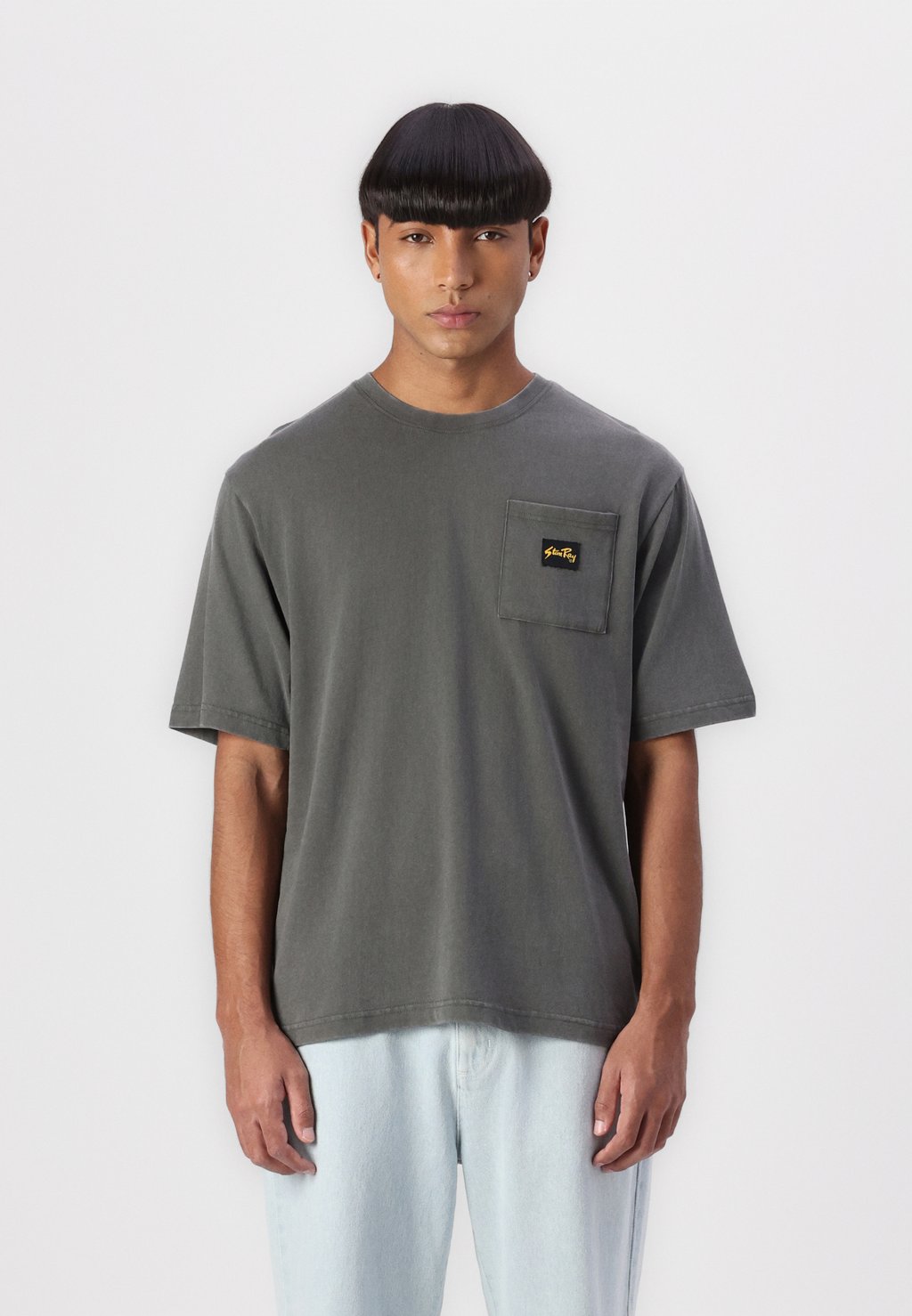 

Базовая футболка PATCH POCKET TEE UNISEX Stan Ray, цвет Mottled Grey