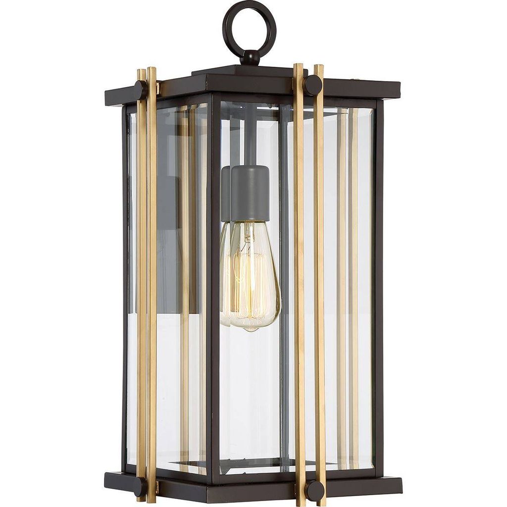 

Большой садовый настенный фонарь Goldenrod Elstead Lighting