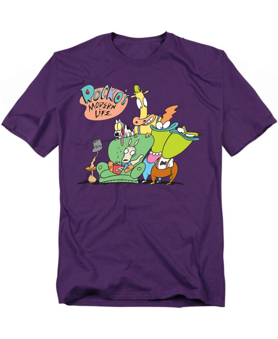 

Мужская футболка Rocko's Modern Life с изображением Спунки, Эда, Бева и Хеффера Logovision, Purple, Фиолетовый, Мужская футболка Rocko's Modern Life с изображением Спунки, Эда, Бева и Хеффера Logovision, Purple