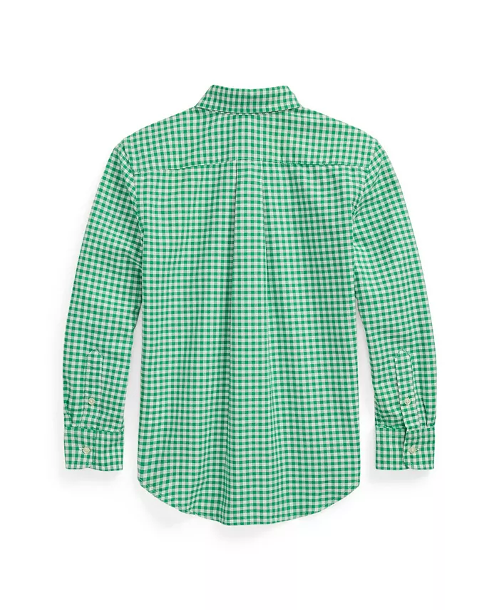 

Рубашка Oxford в клетку для мальчиков-подростков Polo Ralph Lauren, мультиколор