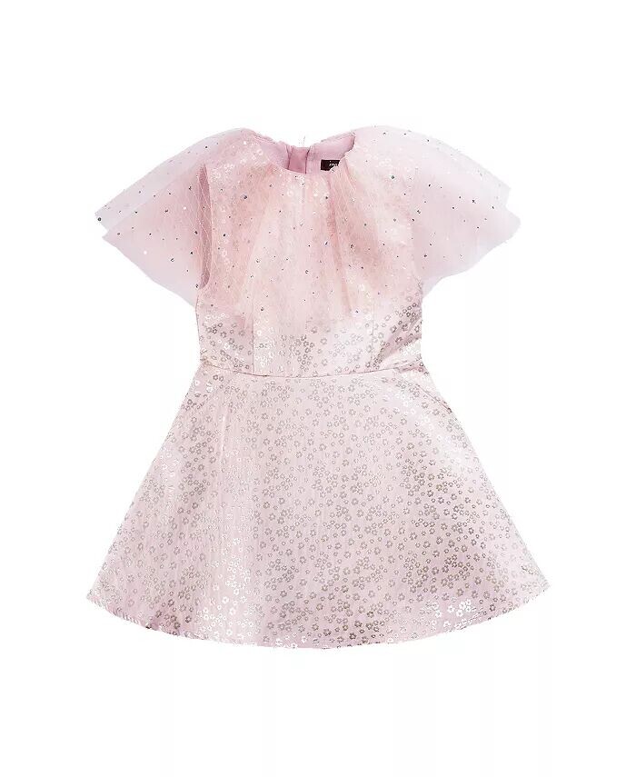 

Новое пасхальное тканое платье Susie для маленьких девочек Imoga Collection, розовый