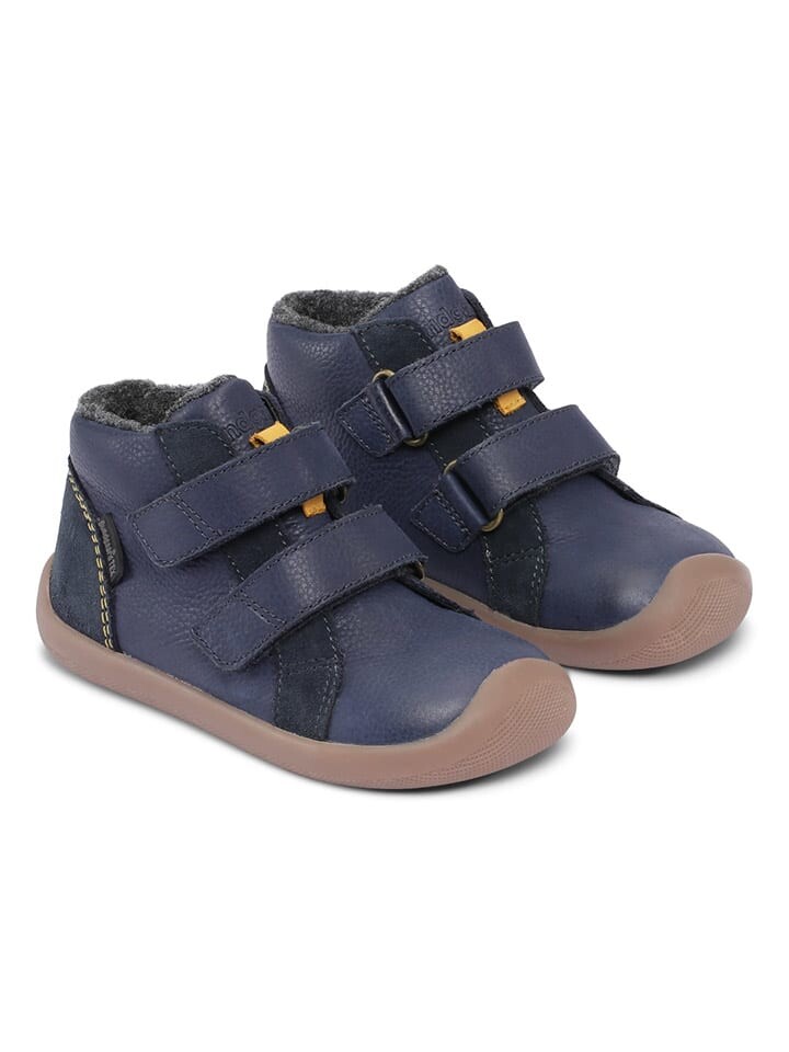 

Высокие кроссовки Bundgaard Leder Walker Mid Velcro II, темно-синий