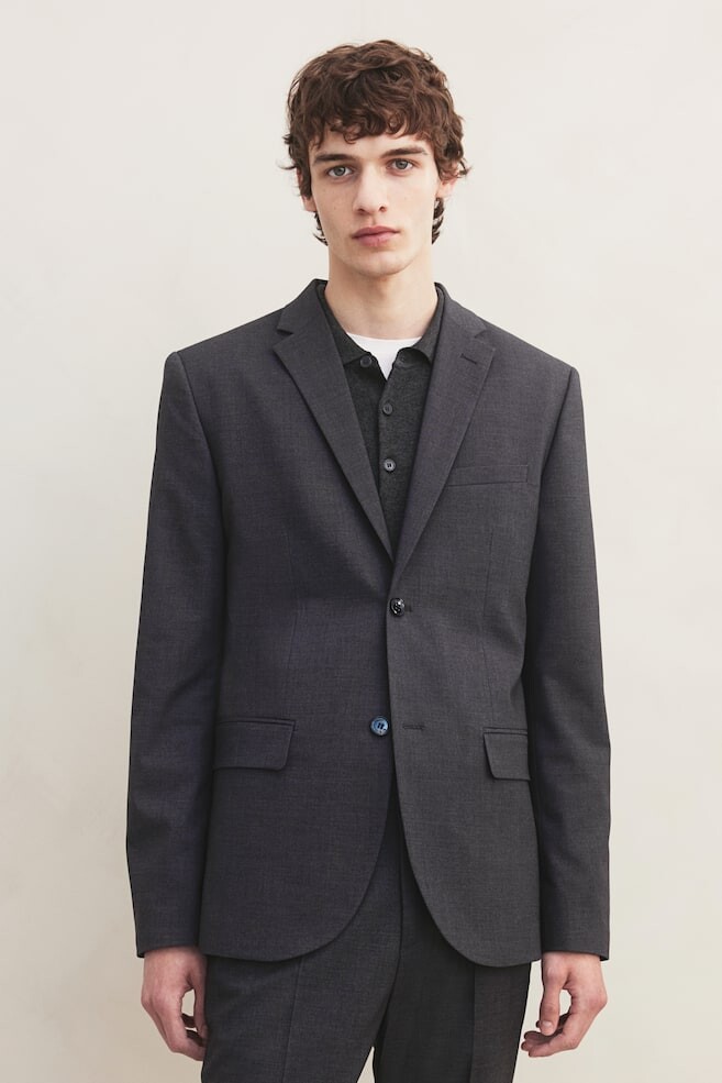 

Узкая куртка H&M, серый