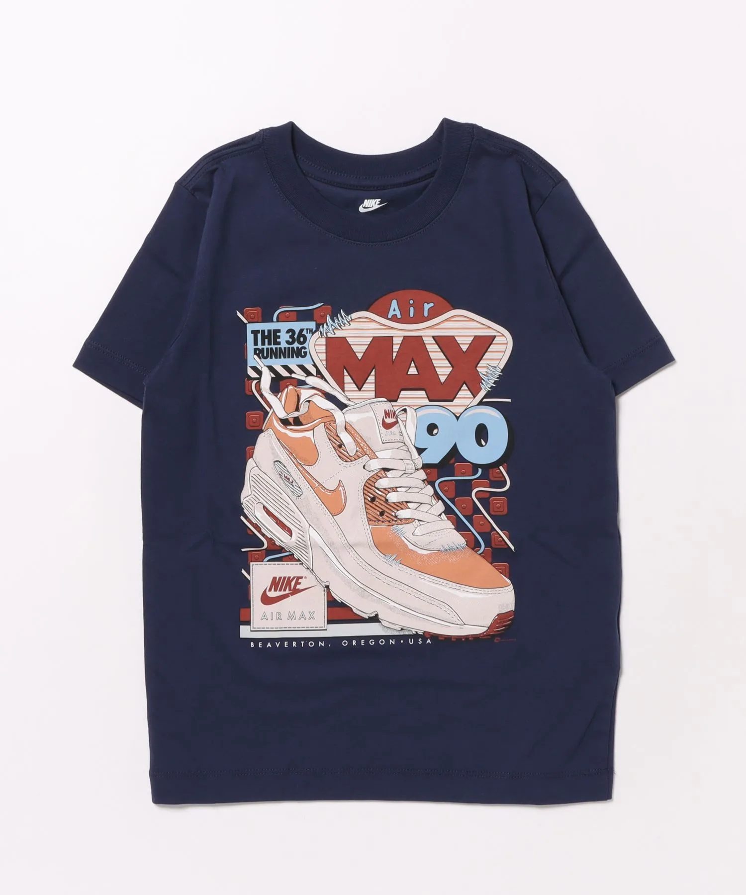 Детская футболка NIKE K TEE AIR MAX 90 SHORT SLEEVE II0448 410MNNAVY