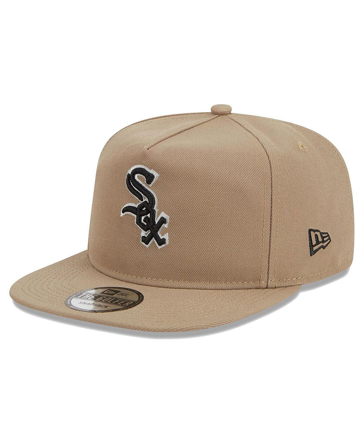 

Мужская регулируемая кепка цвета хаки Chicago White Sox Golfer New Era