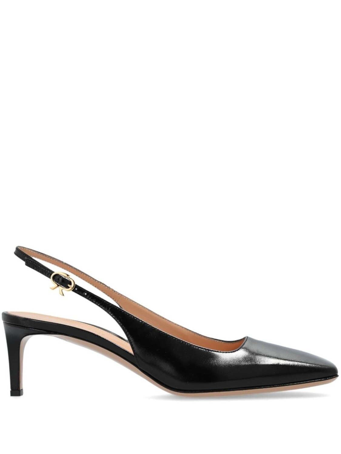 

Gianvito Rossi туфли Christina 55 с ремешком на пятке, черный