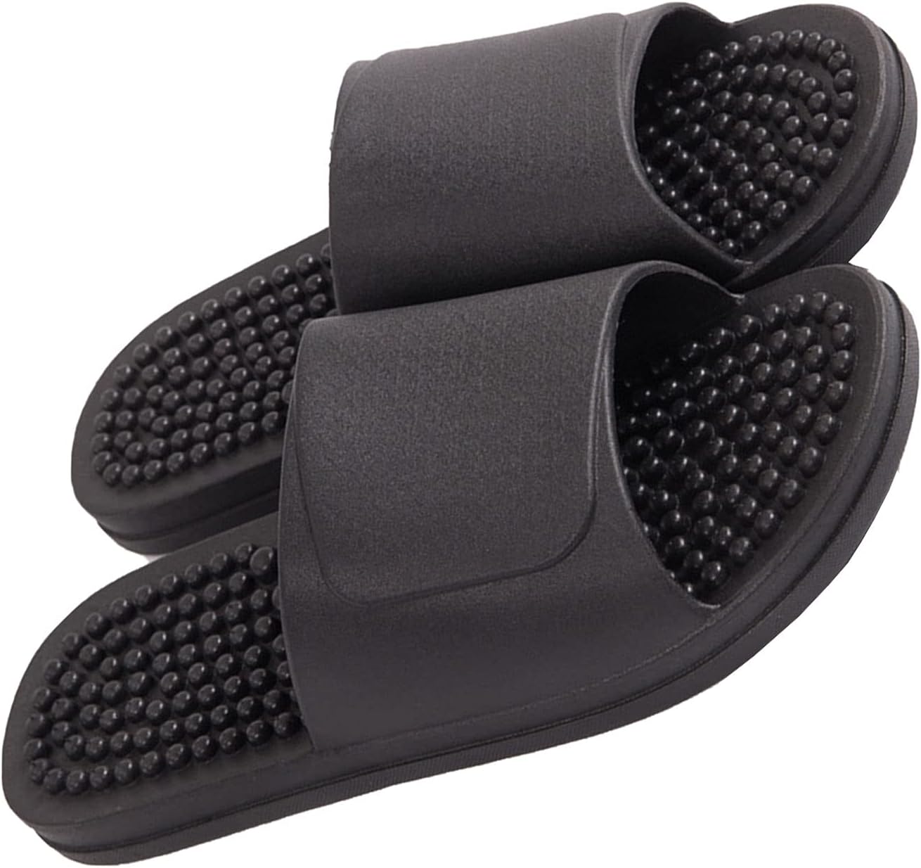 

Массажные тапочки для ног с акупрессурой, рефлексологические сандалии для снятия напряжения в стопах, массажные сандалии для мужчин и женщин, женские тапочки для ванной комнаты (Цвет: розовый, Размер: EUR 36-37) Tucy