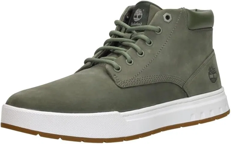 Мужские кожаные ботинки-чукка Timberland Maple Grove на шнуровке, Groen — фото 2