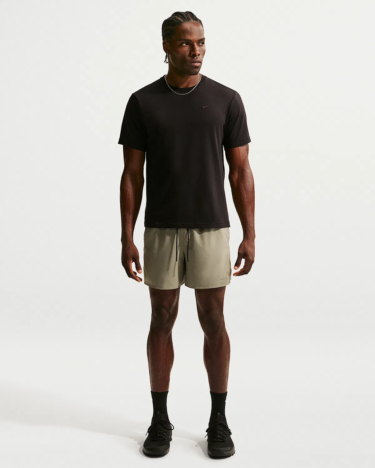 Мужские шорты Nike Unlimited Dri-FIT 5" без подкладки, Light Army/Black/Light Army
