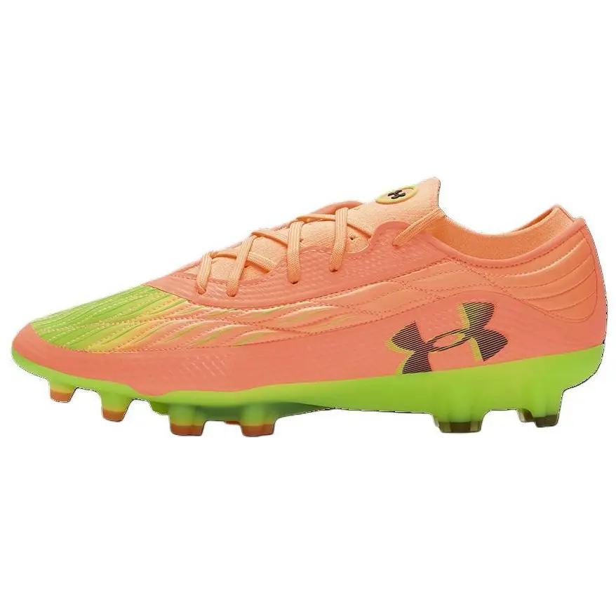 

Футбольные бутсы мужские низкие оранжевые/зеленые Under Armour