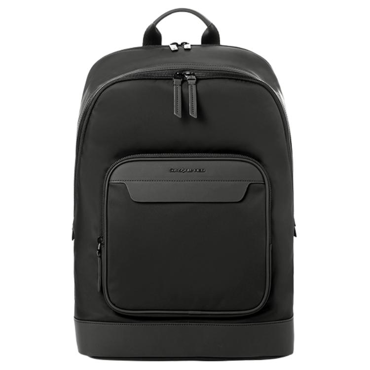 

Samsonite Черный рюкзак мужской средний тканевый
