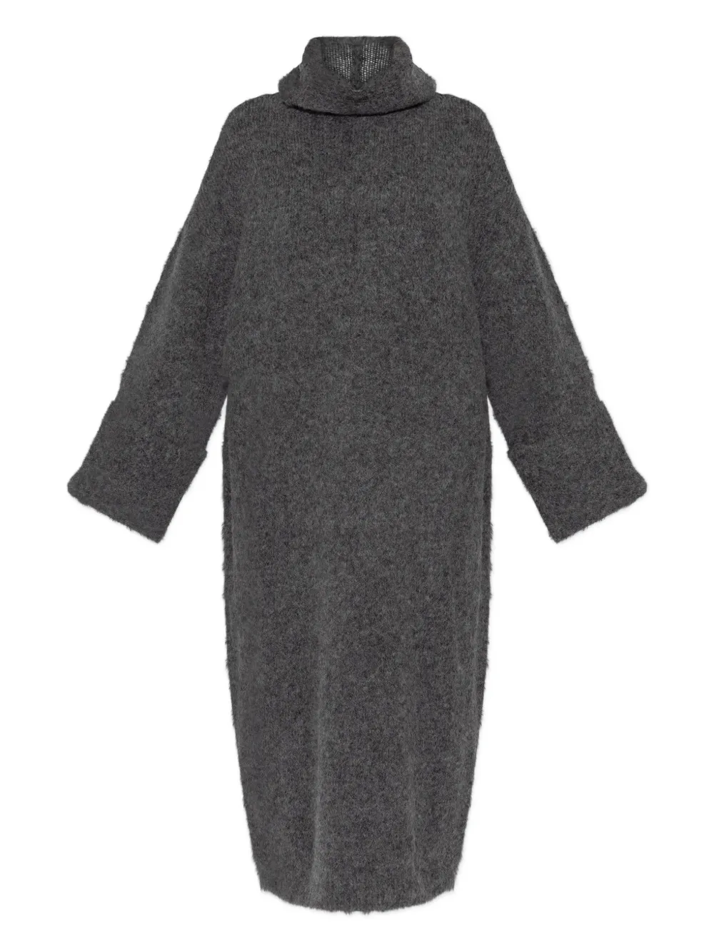 

Миди-платье с высоким воротником Manhattan Entire Studios, серый