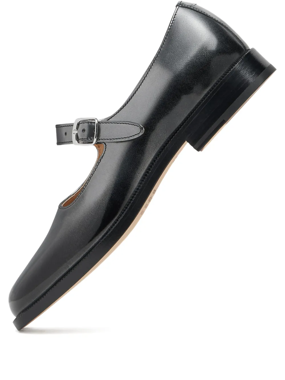 Лодочки Tabi с пряжкой Maison Margiela, черный