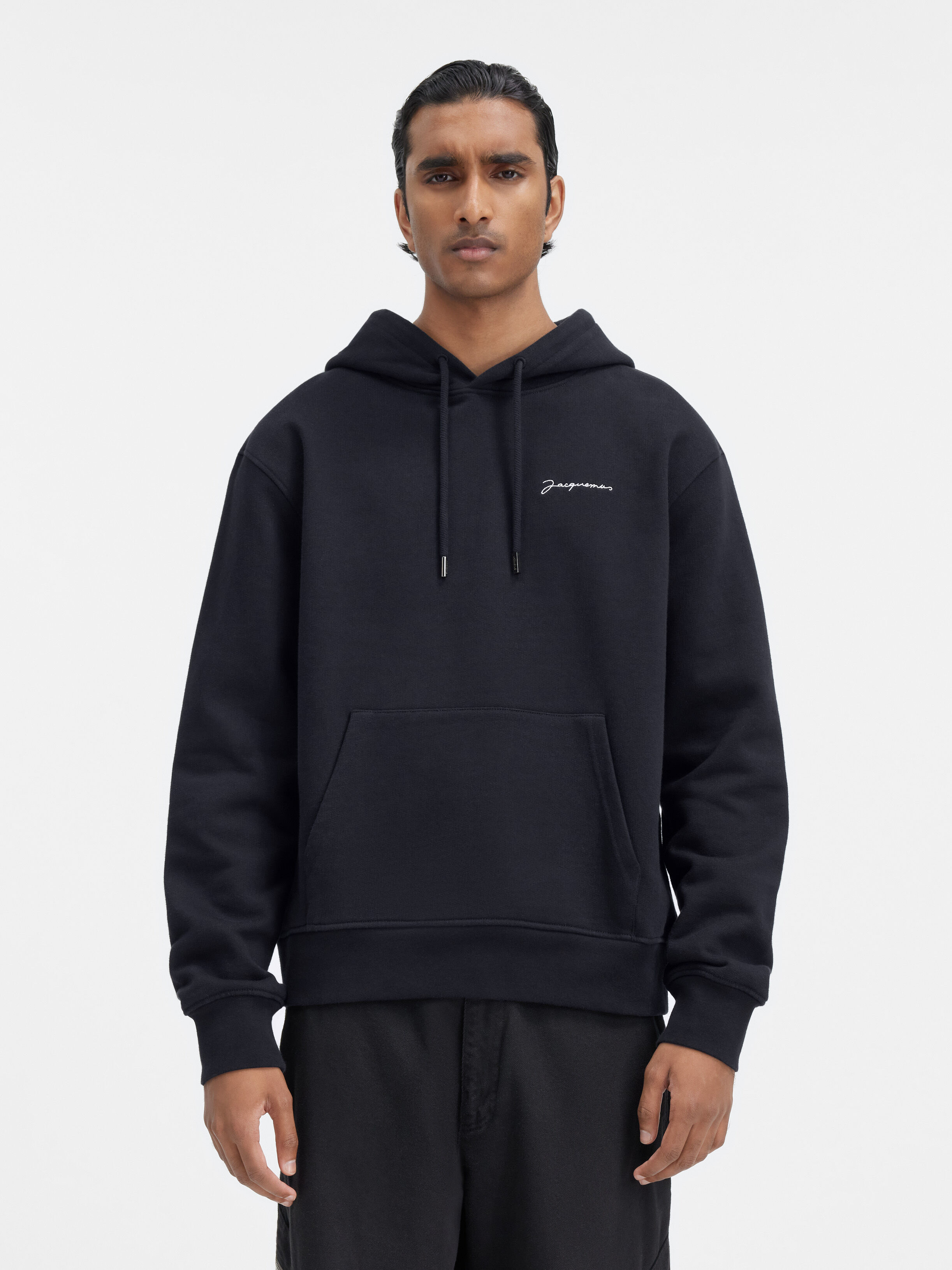 

Толстовка с вышитым логотипом JACQUEMUS The embroidered sweatshirt, черный