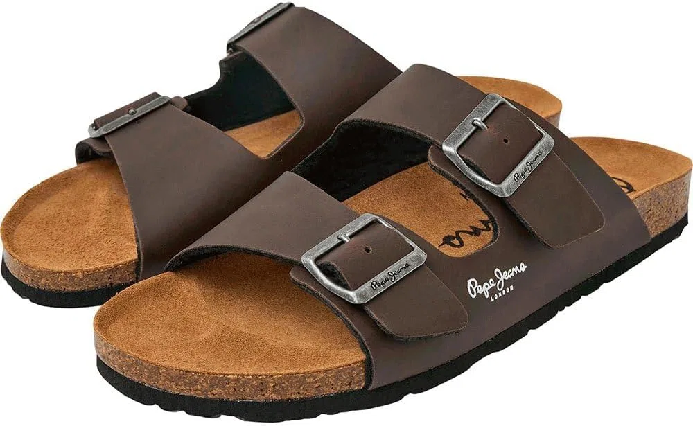 Мужские сандалии Pepe Jeans Bio M из замши, размер 23, Brown