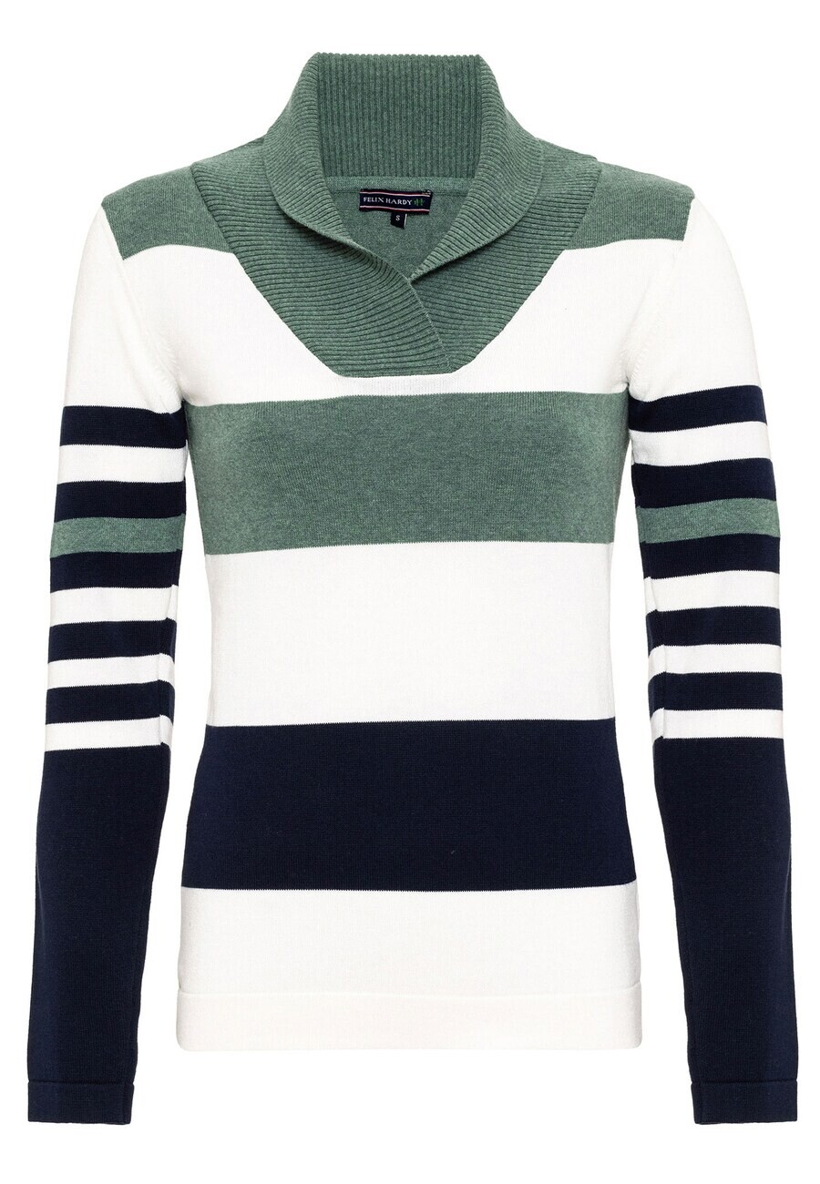 

Водолазка Felix Hardy Sweater, цвет green/black/white