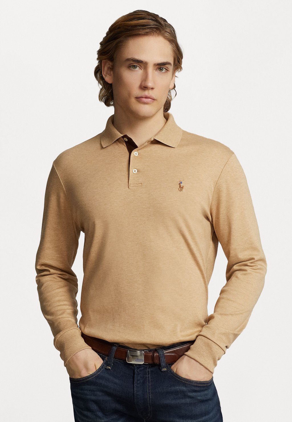 

Polo ДЛИННЫЙ РУКАВ Polo Ralph Lauren, классический вересковый цвет