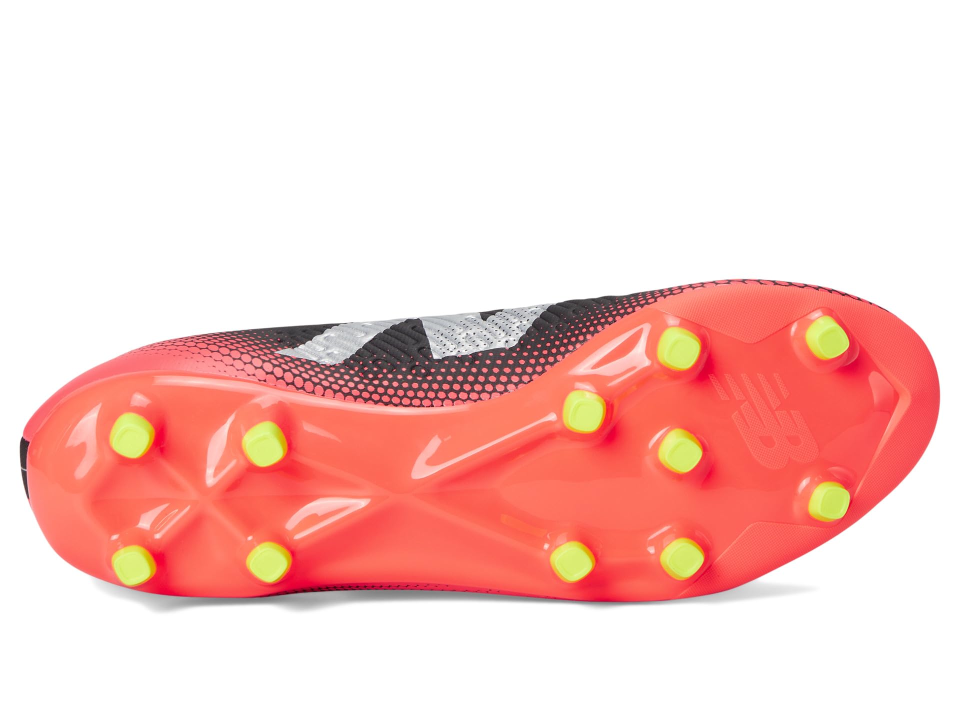 Кроссовки Unisex New Balance Tekela Magique FG V4+ Soccer Cleats, цвет Black/Energy Red/Hi-Lite — фото 3