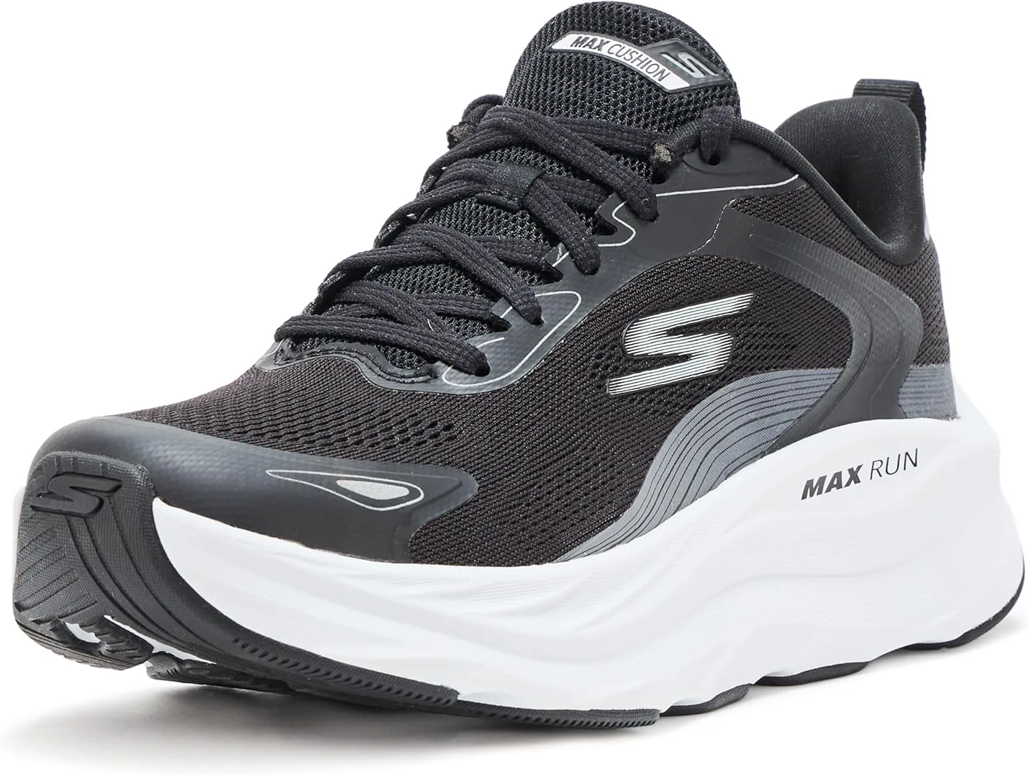 Мужские кроссовки Skechers Max Run Pacewave, черно-белый