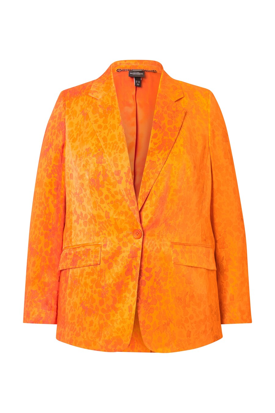 

Блейзер Ulla Popken, цвет Orange/Light orange