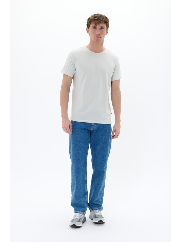 

Matinique Футболка MAJermane прямого кроя, цвет: бежевый/лунный камень/белый