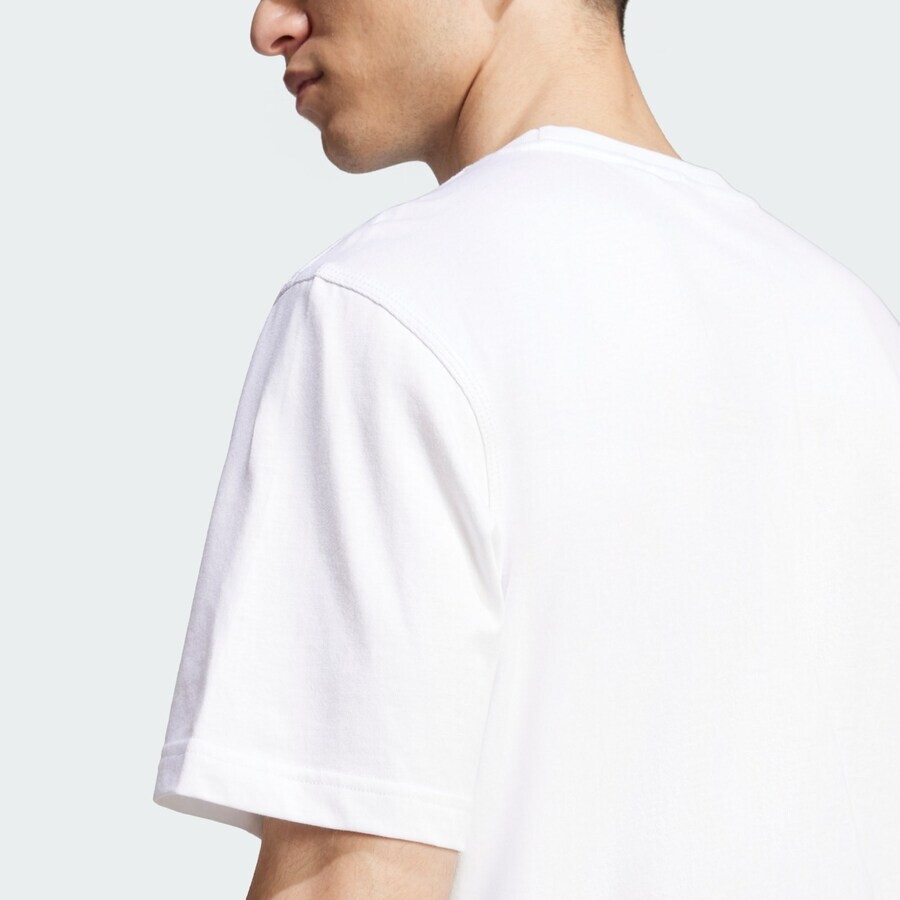 Классическая футболка ADIDAS ORIGINALS Shirt Trefoil Essentials, белый — фото 4