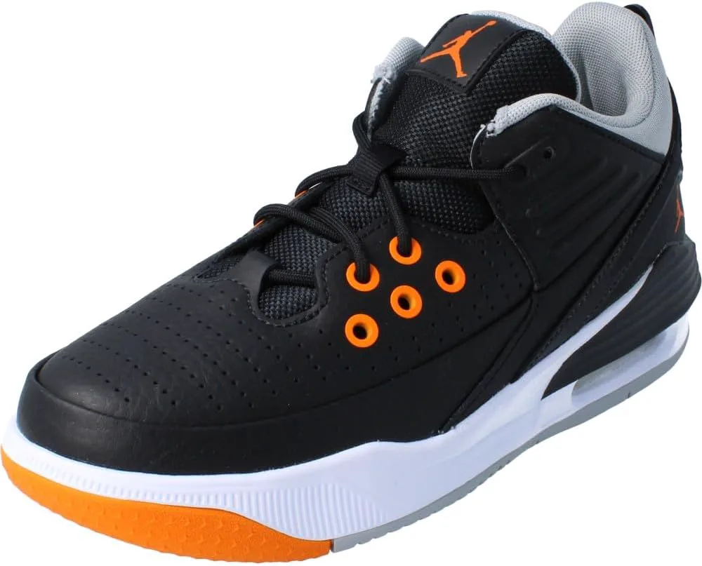 Jordan Max Aura 5 Детские кроссовки для больших детей (DZ4352-101, белый/красный/серый/черный) Nike, оранжевый