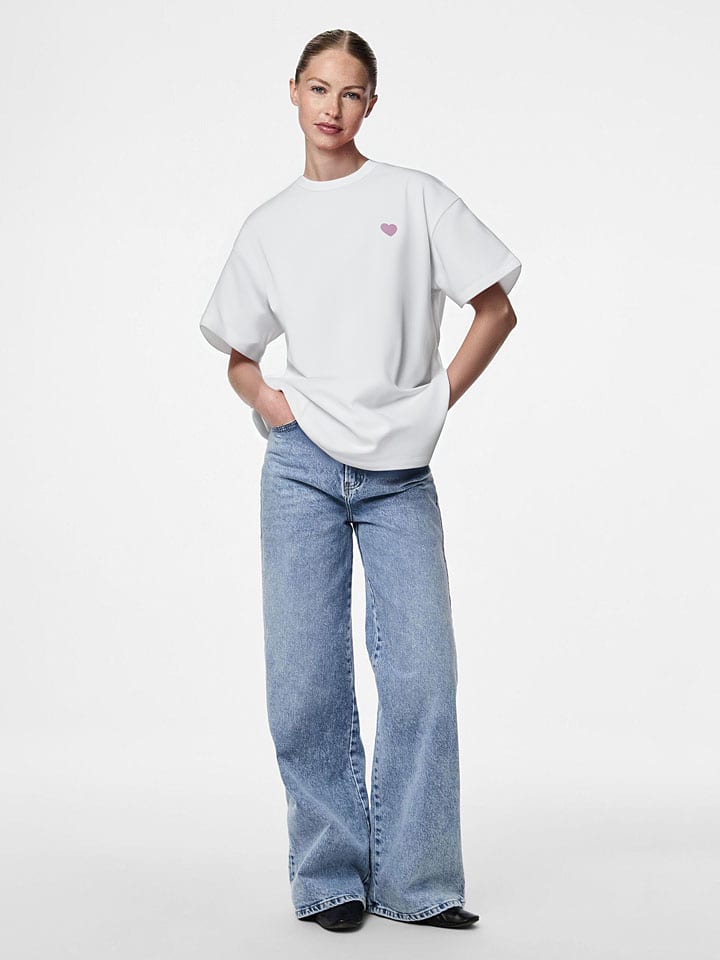 

Pieces Белая футболка, Белый, Pieces Белая футболка