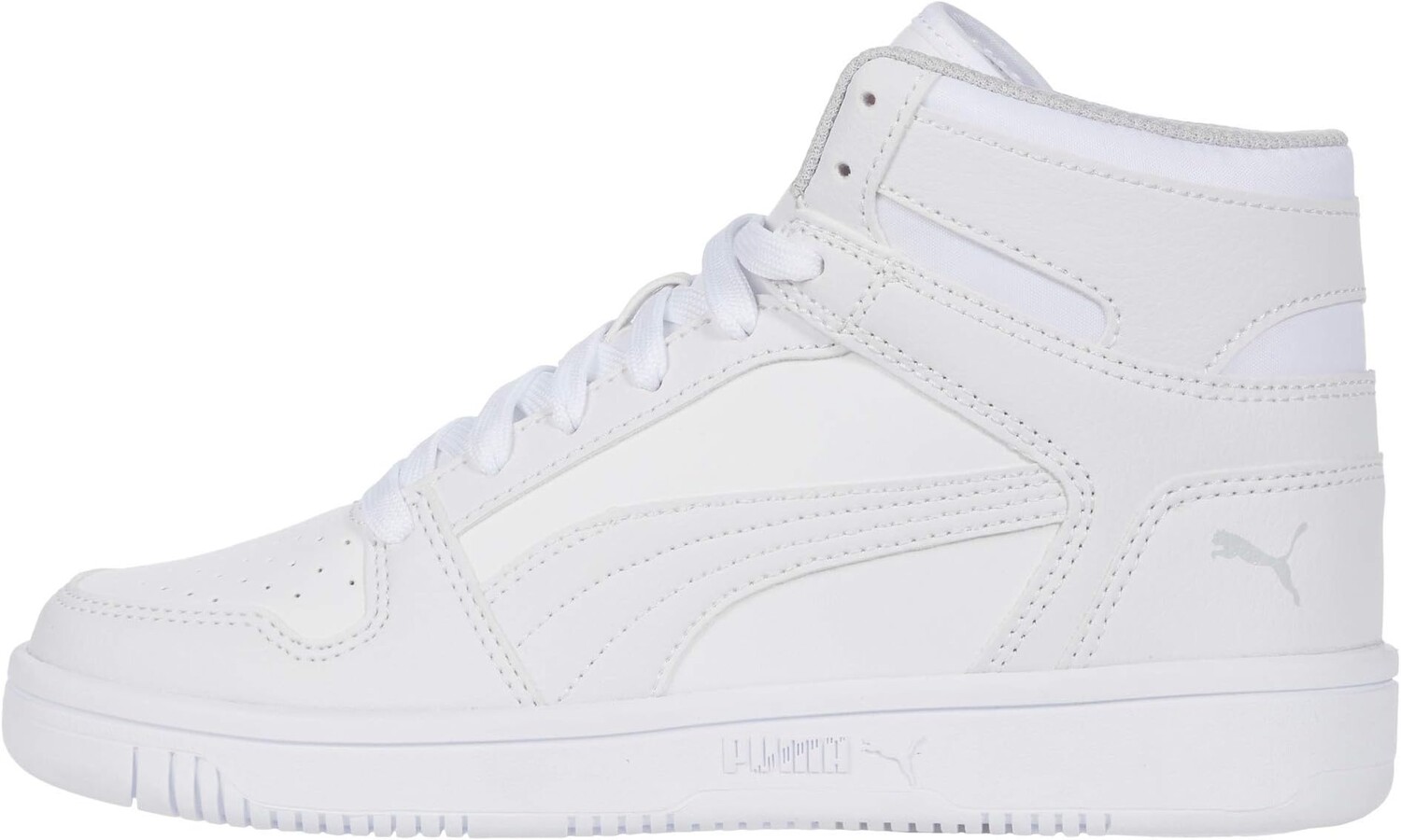 Кроссовки Rebound Layup Synthetic Leather PUMA, цвет Puma White/Gray Violet — фото 4