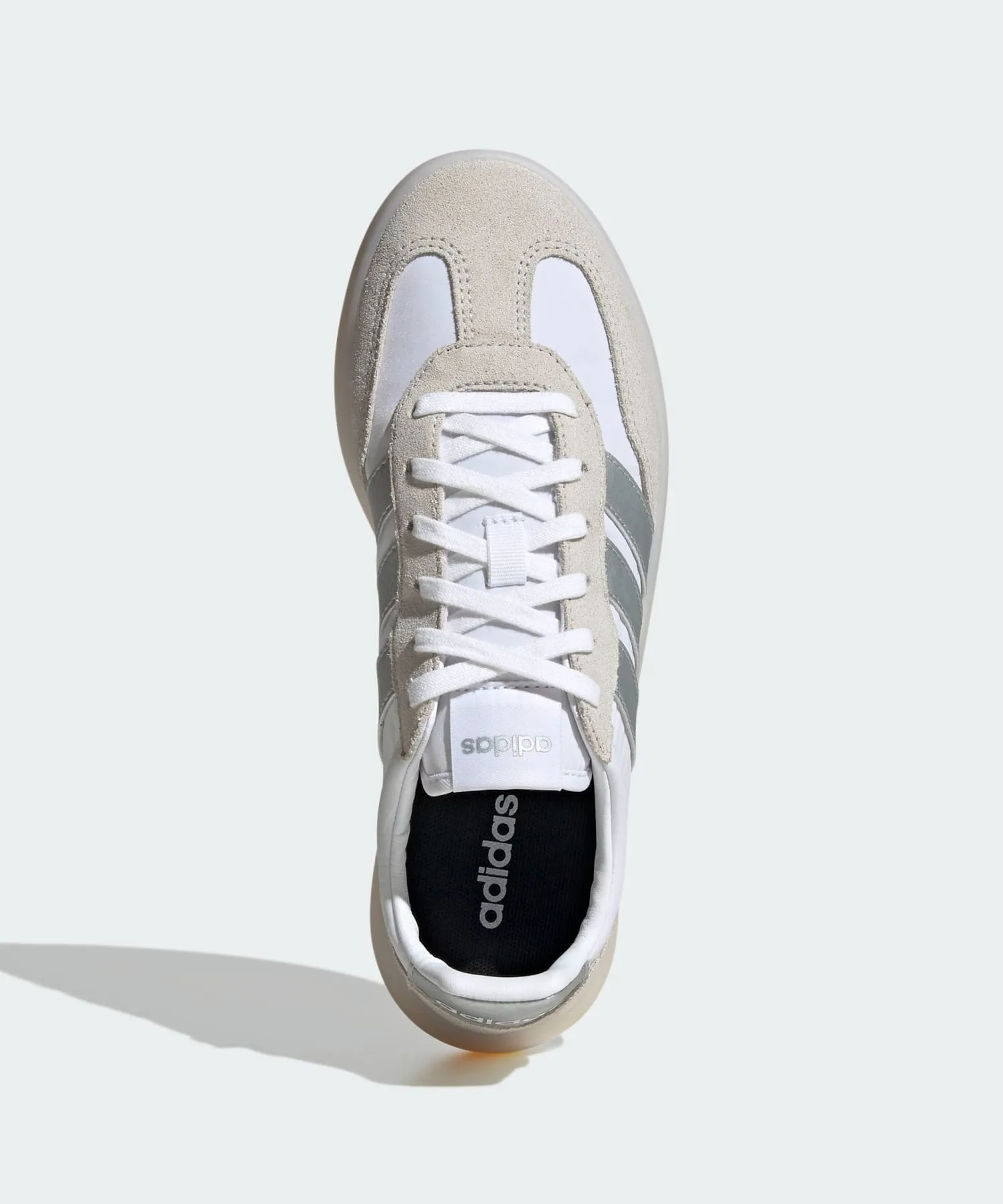 Унисекс кроссовки из нейлона и замши Barreda Decode adidas белые — фото 2