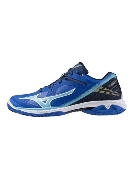 Бадминтонные кроссовки «Wave Claw 3 FIT» от Mizuno, Blue X White X Navy
