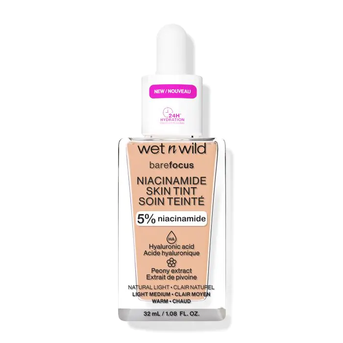 

Праймер base de maquillaje bare focus niacinamide skin tint Wet N Wild, цвет light