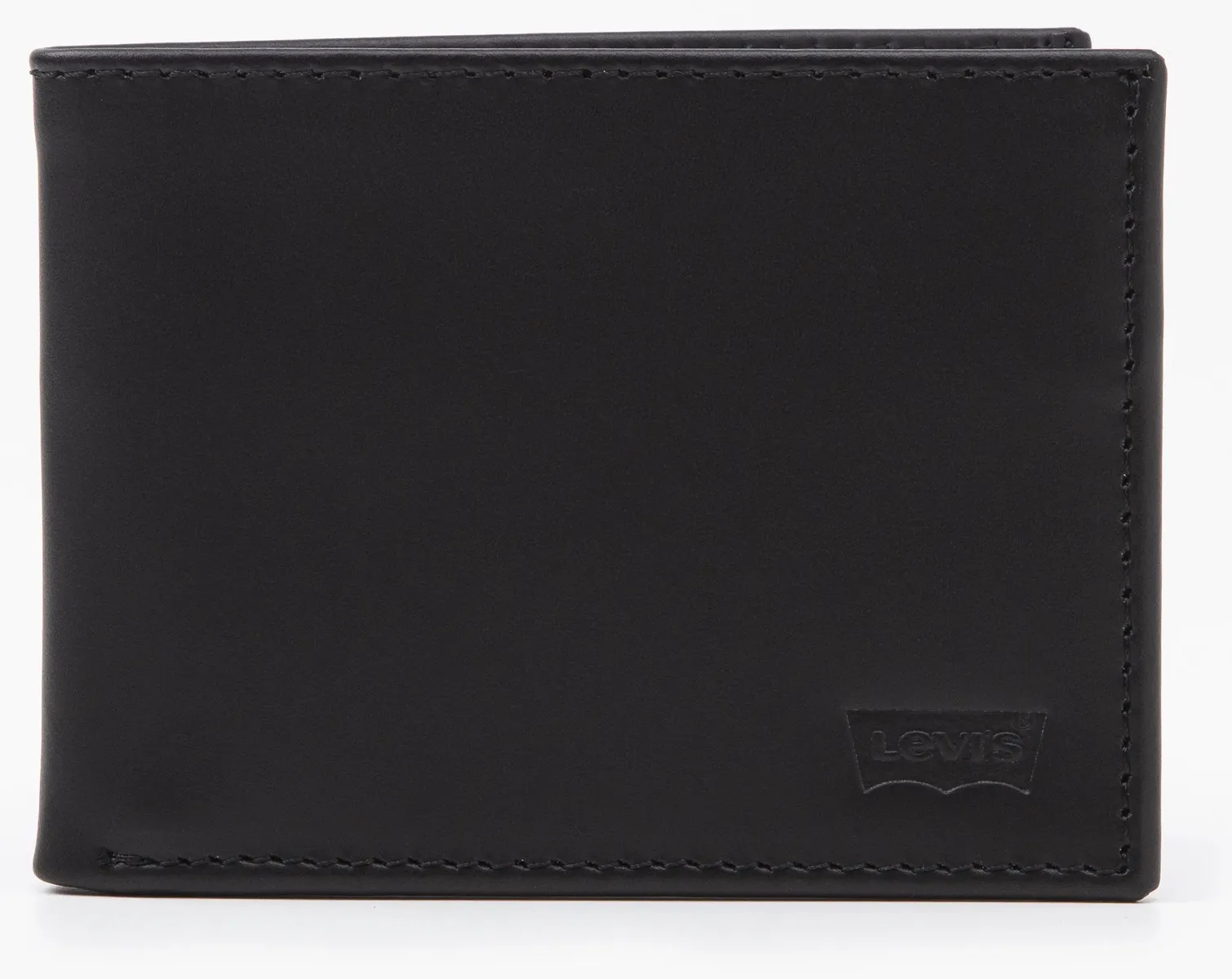 

Кошелек Levi's "BATWING BIFOLD ID", кошелек мужской кожаный, черный