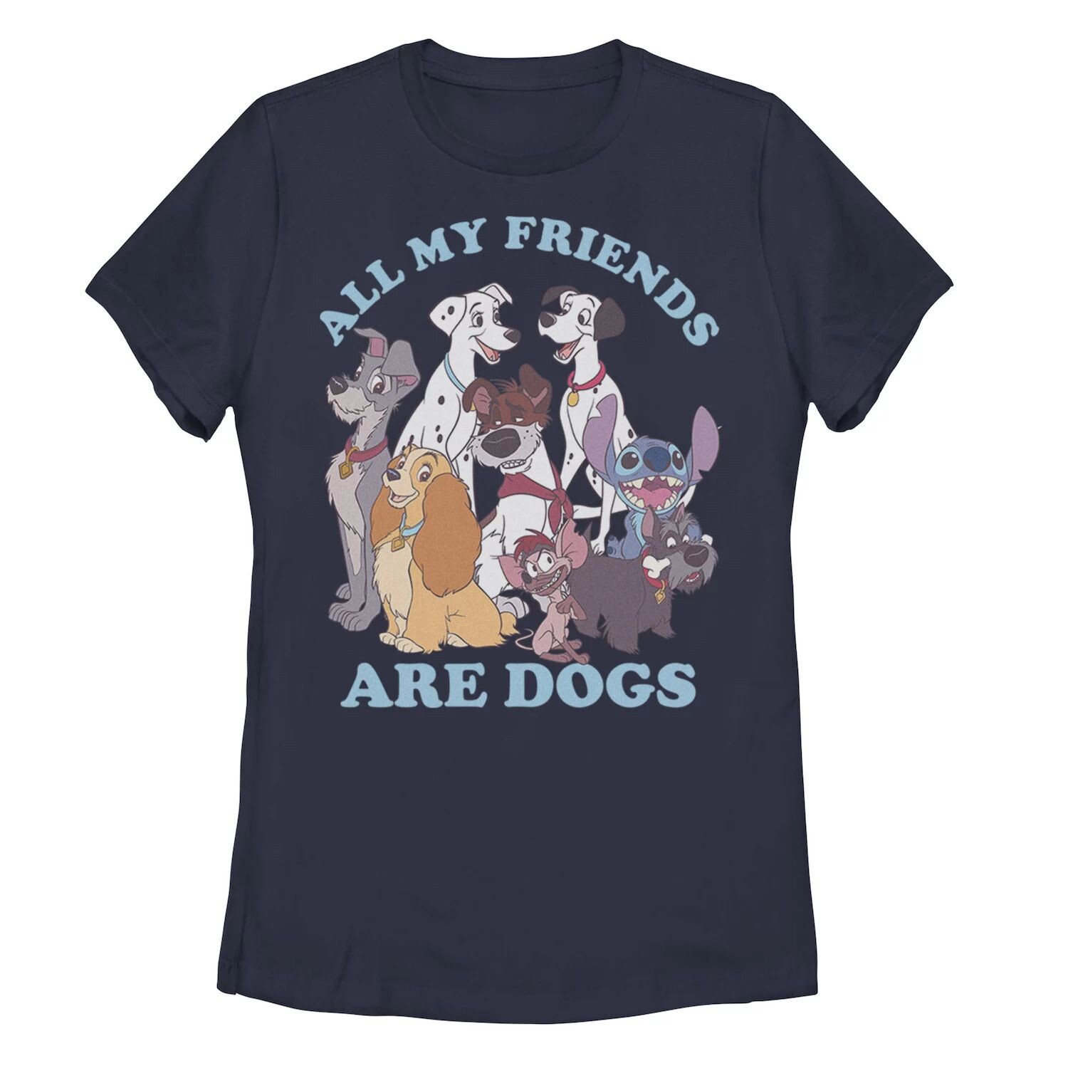 

Футболка с портретом Disney's Dogs of Disney Junior для юниоров Licensed Character