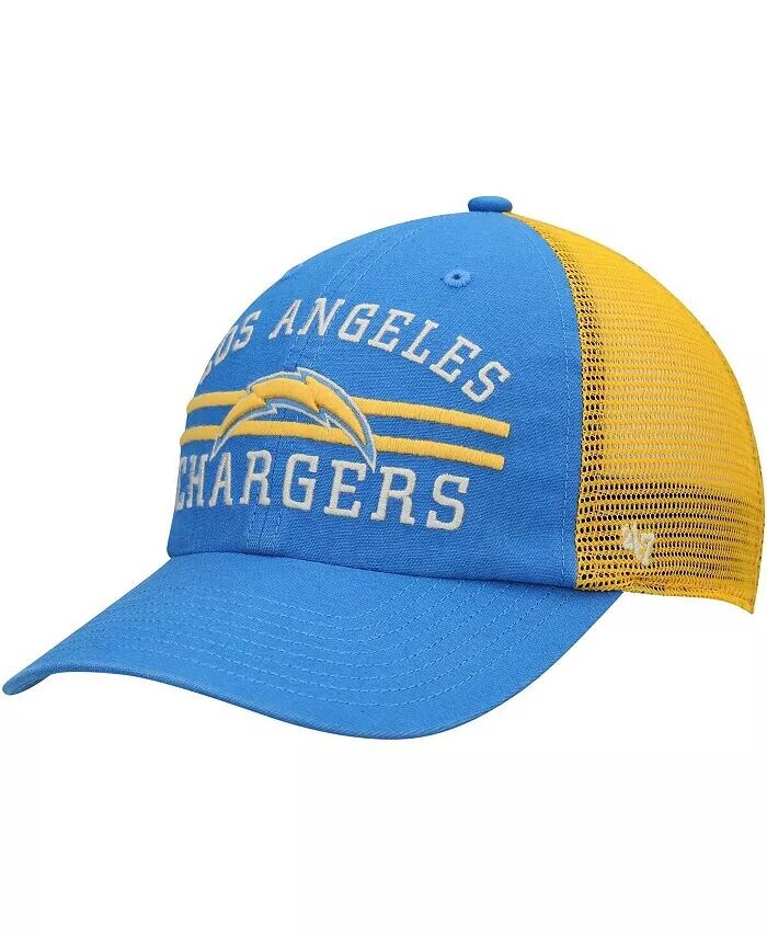 

Мужская кепка '47 Powder Blue Los Angeles Chargers Highpoint Trucker Clean Up Snapback '47 Brand